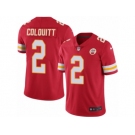 Youth Nike Kansas City Chiefs #2 Dustin Colquitt Limited Red Rush NFL Jersey
