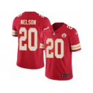 Youth Nike Kansas City Chiefs #20 Steven Nelson Limited Red Rush NFL Jersey