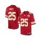 Youth Nike Kansas City Chiefs #25 Marqueston Huff Limited Red Team Color NFL Jersey