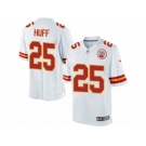 Youth Nike Kansas City Chiefs #25 Marqueston Huff Limited White NFL Jersey
