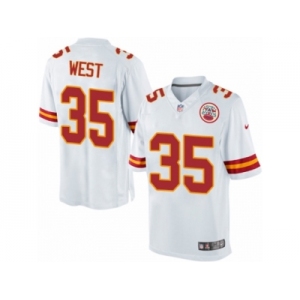 Youth Nike Kansas City Chiefs #35 Charcandrick West Limited White NFL Jersey