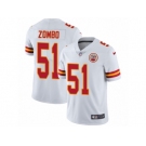 Youth Nike Kansas City Chiefs #51 Frank Zombo Vapor Untouchable Limited White NFL Jersey