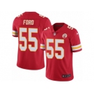 Youth Nike Kansas City Chiefs #55 Dee Ford Limited Red Rush NFL Jersey