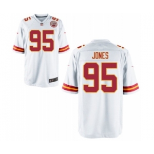 Youth Nike Kansas City Chiefs #95 Chris Jones White NFL Jersey