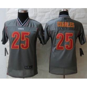 nike youth nfl jerseys kansas city chiefs #25 charles grey[nike vapor]