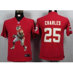 nike youth nfl jerseys kansas city chiefs #25 charles red[portrait fashion]