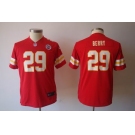 nike youth nfl jerseys kansas city chiefs #29 berry red[nike]