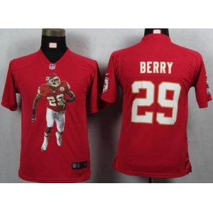 nike youth nfl jerseys kansas city chiefs #29 berry red[portrait fashion]