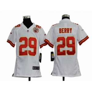 nike youth nfl jerseys kansas city chiefs #29 berry white[nike]