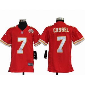 nike youth nfl jerseys kansas city chiefs #7 cassel red[nike]