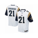 Men's Nike Los Angeles Rams #21 Coty Sensabaugh Game White NFL Jersey