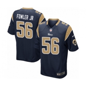 Men's Nike Los Angeles Rams #56 Dante Fowler Jr Game Navy Blue Team Color NFL Jersey