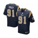 Men's Nike Los Angeles Rams #91 Dominique Easley Game Navy Blue Team Color NFL Jersey