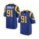 Men's Nike Los Angeles Rams #91 Dominique Easley Game Royal Blue Alternate NFL Jersey