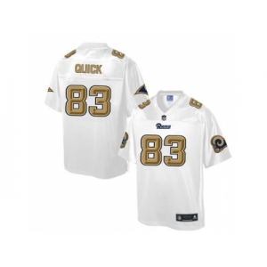 Nike St.Louis Rams #83 Brian Quick White Men's NFL Pro Line Fashion Game Jersey
