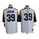 nike nfl jerseys st. louis rams #39 jackson white[game]