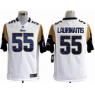 nike nfl jerseys st. louis rams #55 laurinaitis white[game]