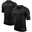 Men New England Patriots #11 Julian Edelman Nike 2020 Salute To Service Limited Jersey Black