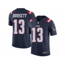 Men Nike New England Patriots #13 Phillip Dorsett Limited Navy Blue Rush Vapor Untouchable NFL Jersey