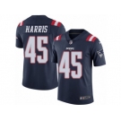 Men Nike New England Patriots #45 David Harris Limited Navy Blue Rush Vapor Untouchable NFL Jersey