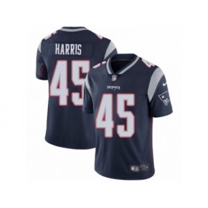 Men Nike New England Patriots #45 David Harris Navy Blue Team Color Vapor Untouchable Limited Player NFL Jersey