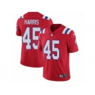 Men Nike New England Patriots #45 David Harris Red Alternate Vapor Untouchable Limited Player NFL Jersey