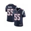 Men Nike New England Patriots #55 Cassius Marsh Navy Blue Team Color Vapor Untouchable Limited Player NFL Jersey