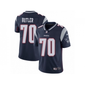 Men Nike New England Patriots #70 Adam Butler Navy Blue Team Color Vapor Untouchable Limited Player NFL Jersey