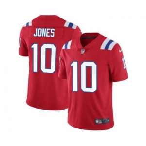 Men's New England Patriots #10 Mac Jones 2021 Red Vapor Untouchable Limited Stitched NFL Jersey
