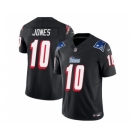 Men's New England Patriots #10 Mac Jones Black 2023 F.U.S.E. Vapor Limited Football Stitched Jersey