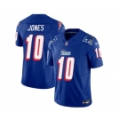 Men's New England Patriots #10 Mac Jones Blue 2023 F.U.S.E. Vapor Limited Football Stitched Jersey