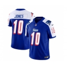 Men's New England Patriots #10 Mac Jones Blue White 2023 F.U.S.E. Vapor Limited Football Stitched Jersey