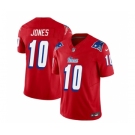 Men's New England Patriots #10 Mac Jones Red 2023 F.U.S.E. Vapor Limited Football Stitched Jersey