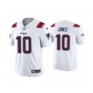 Men's New England Patriots  #10 Mac Jones White 2021 Vapor Limited Football Jersey