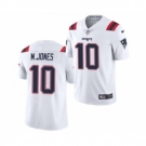 Men's New England Patriots #10 Mac Jones White 2021 Vapor Untouchable Limited Jersey