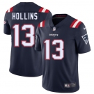 Men's New England Patriots #13 Mack Hollins Navy 2025 Vapor Limited Football Stitched Jersey