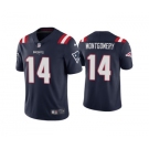 Men's New England Patriots #14 Ty Montgomery Navy Vapor Untouchable Limited Stitched Jersey