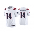 Men's New England Patriots #14 Ty Montgomery White Vapor Untouchable Limited Stitched Jersey