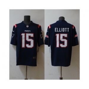 Men's New England Patriots #15 Ezekiel Elliott Navy Vapor Untouchable Stitched Football Jersey