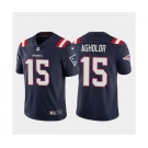 Men's New England Patriots #15 Nelson Agholor Navy Vapor Untouchable Limited Stitched Jersey