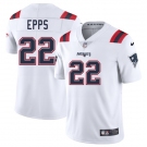 Men's New England Patriots #22 Marcus Epps White 2025 Vapor Limited Football Stitched Jersey