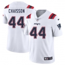 Men's New England Patriots #44 K'Lavon Chaisson White 2025 Vapor Limited Football Stitched Jersey