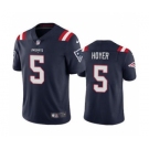 Men's New England Patriots #5 Brian Hoyer 2021 Navy Vapor Untouchable Limited Stitched Football Jersey