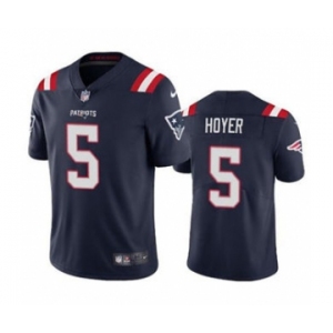 Men's New England Patriots #5 Brian Hoyer 2021 Navy Vapor Untouchable Limited Stitched Football Jersey