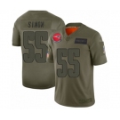 Men's New England Patriots #55 John Simon Limited Camo 2019 Salute to Service Football Jersey