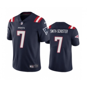 Men's New England Patriots #7 JuJu Smith-Schuster Navy Vapor Untouchable Stitched Football Jersey