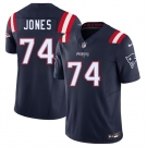 Men's New England Patriots #74 Caleb Jones Navy 2025 F.U.S.E. Vapor Limited Football Stitched Jersey