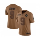 Men's New England Patriots #9 Matthew Judon 2023 Brown Salute To Service Limited Football Stitched Jersey