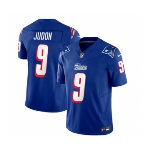 Men's New England Patriots #9 Matthew Judon Blue 2023 F.U.S.E. Vapor Limited Football Stitched Jersey