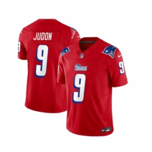 Men's New England Patriots #9 Matthew Judon Red 2023 F.U.S.E. Vapor Limited Football Stitched Jersey